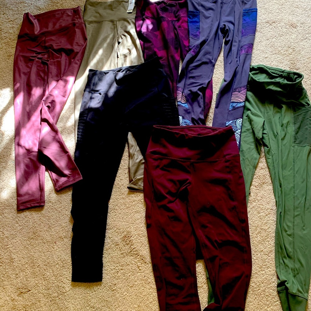 Lot of small yoga pants